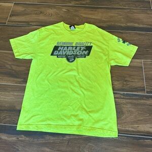Harley Davidson 
Men’s Large 
Neon yellow